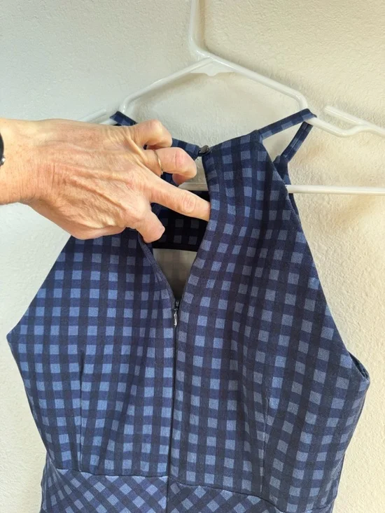 BANANA REPUBLIC Gingham Midi Dress - Picture 10 of 15